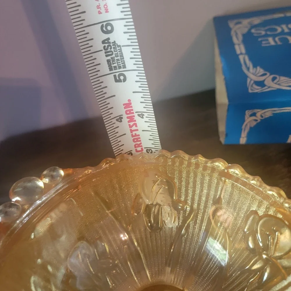 Vintage Antique Classics Jeanette Glass Company Nut Or‎ candy Dish ~ New!